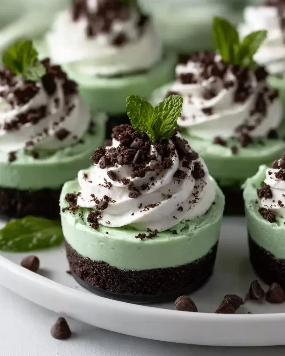 St Paddy’s Mint Cheesecake Cups