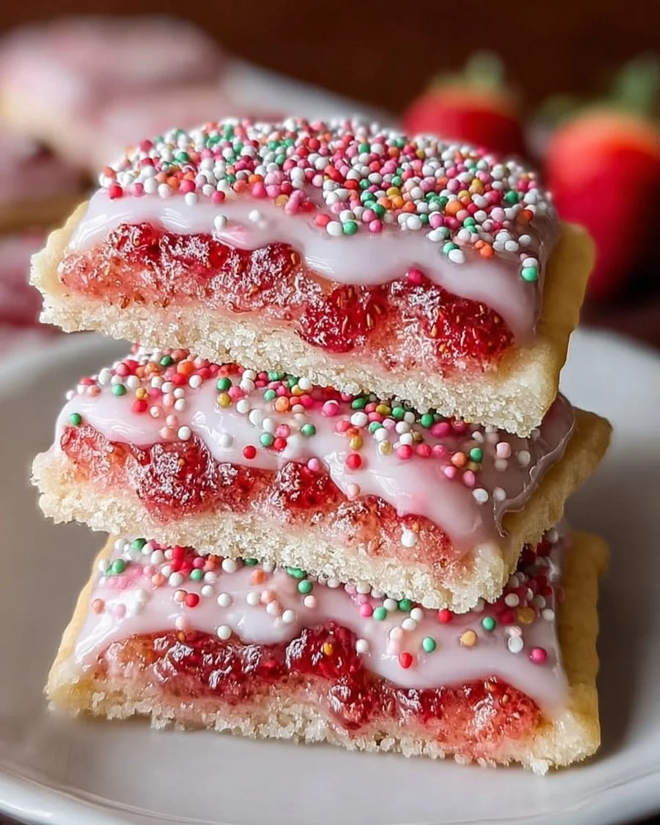 Strawberry Pop Tart Sugar Cookies – Deliciously Nostalgic Treats