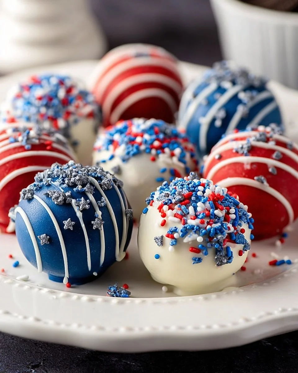 4th of July Oreo Balls