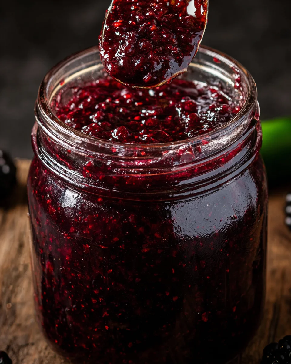 Blackberry Hot Honey Rib Glaze