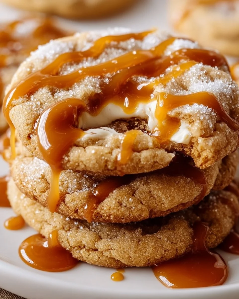 Caramel Cheesecake Cookies