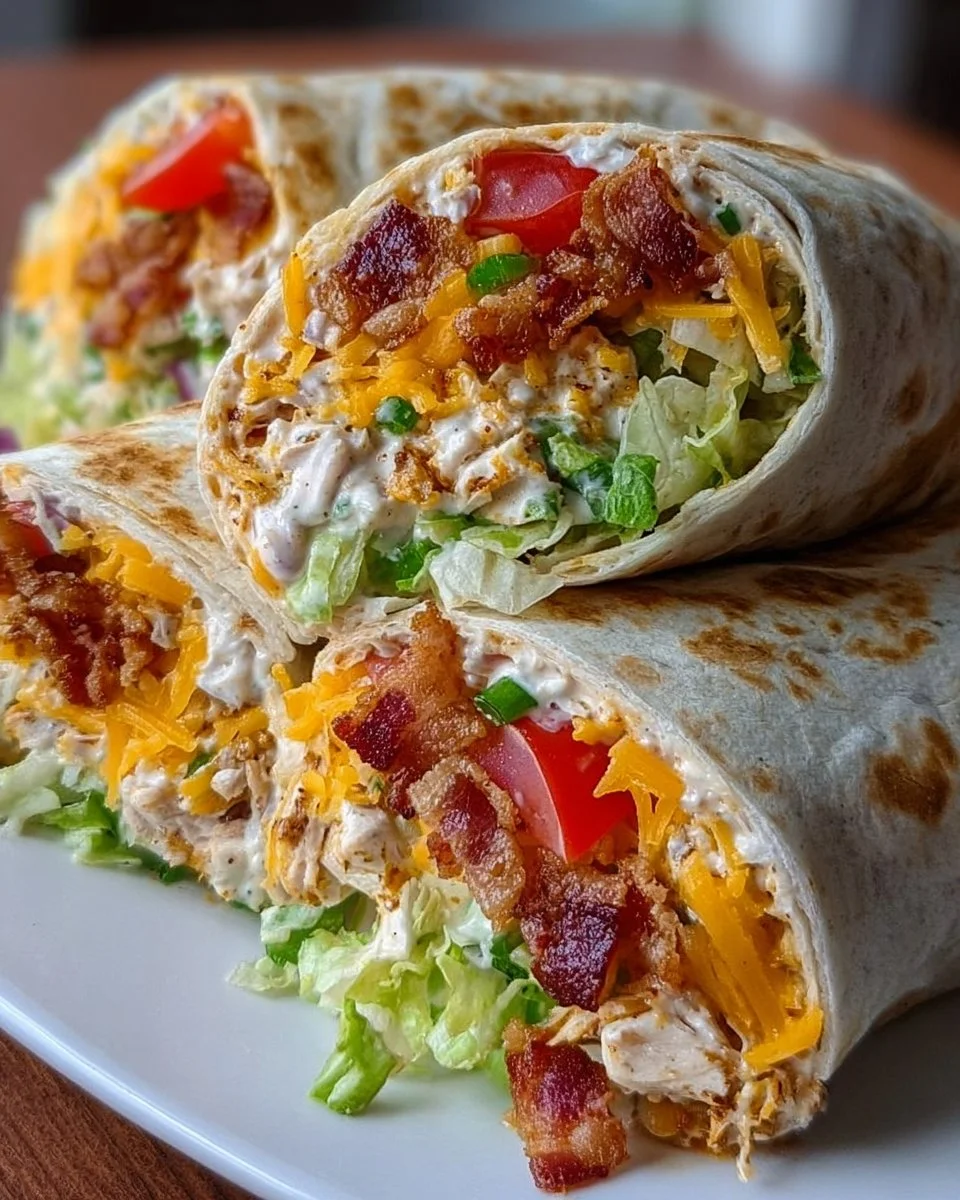 Cheesy Bacon Ranch Wraps