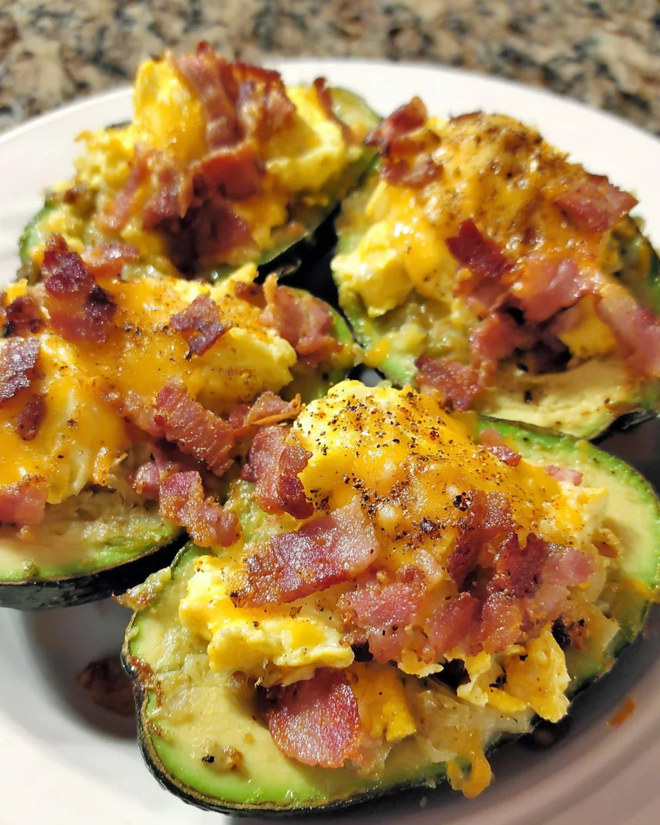 Breakfast Stuffed Avocados