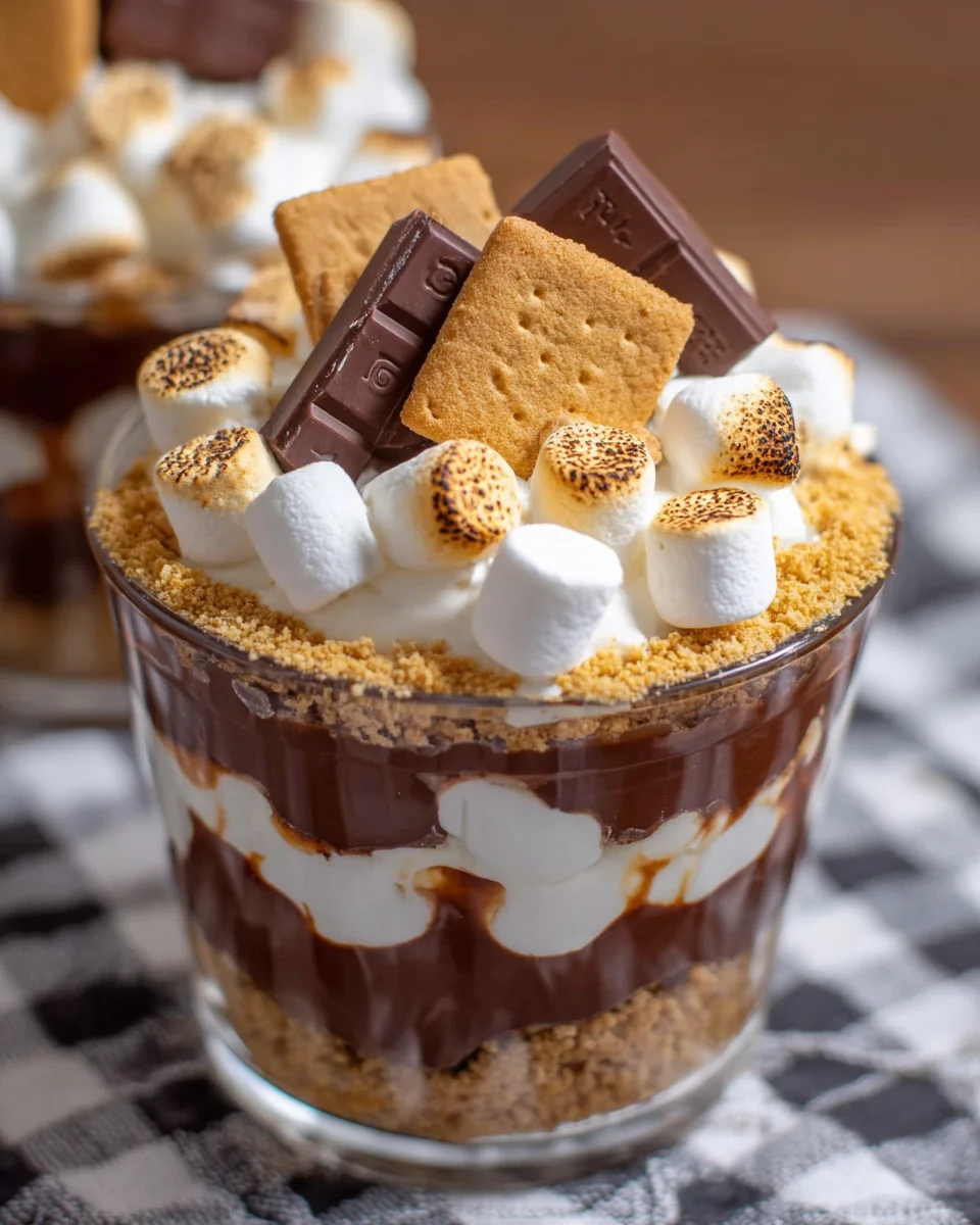 No Bake S’mores Parfaits