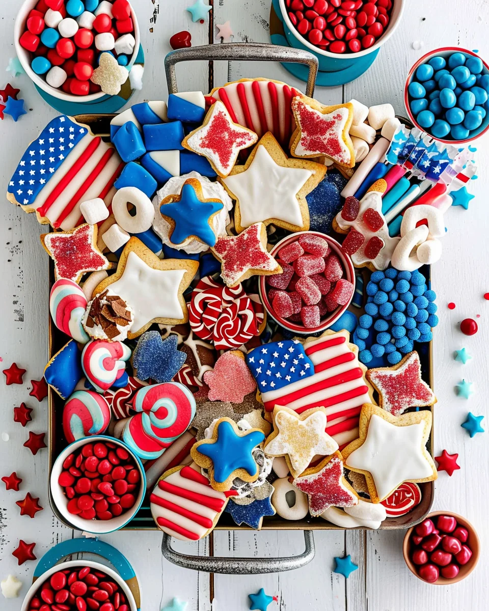 4th of July Charcuterie Board