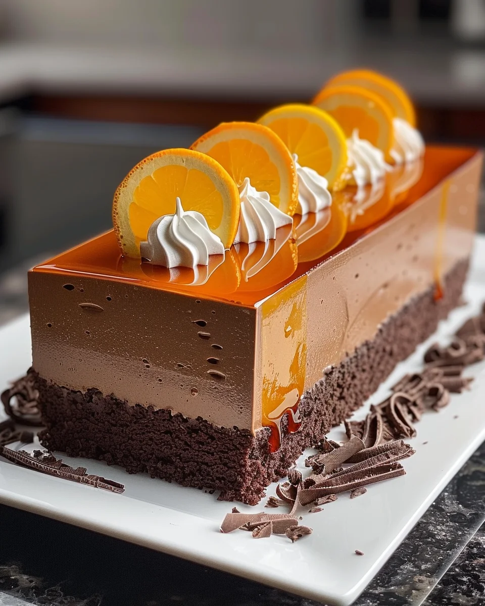 Chocolate Orange Mousse Cake