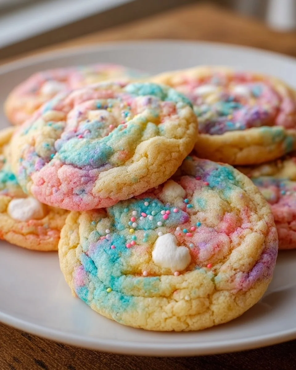 Cotton Candy Cookies