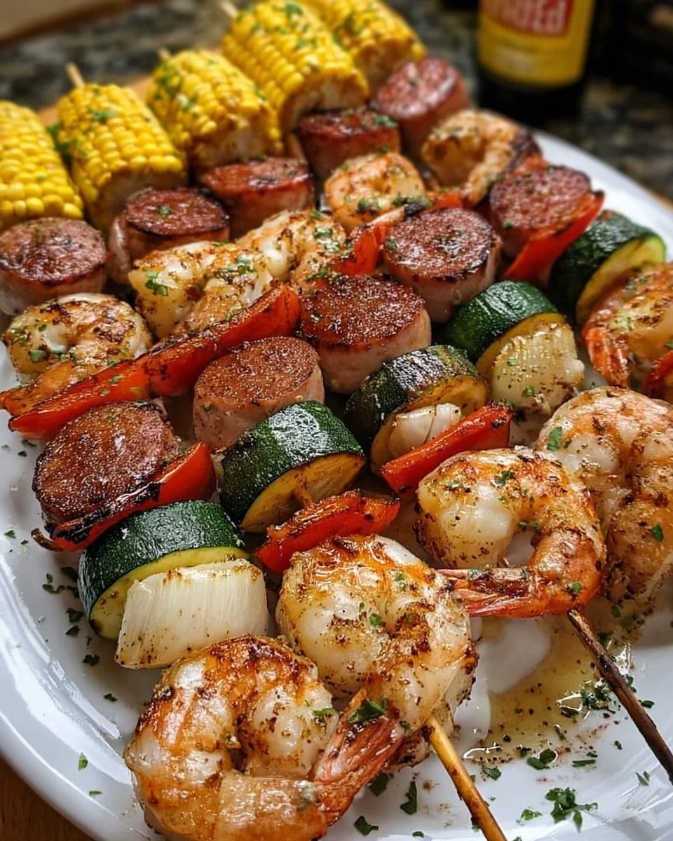 Grilled Seafood Skewers