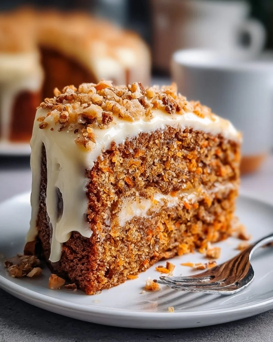 Irresistible Carrot Cake Coffee Cake with Honey Butter Topping