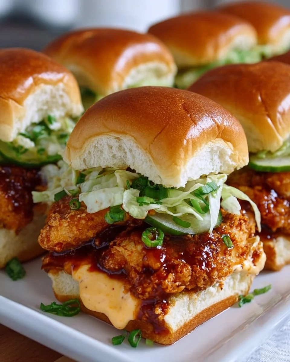 Jimmy’s Bang Bang Chicken Sliders