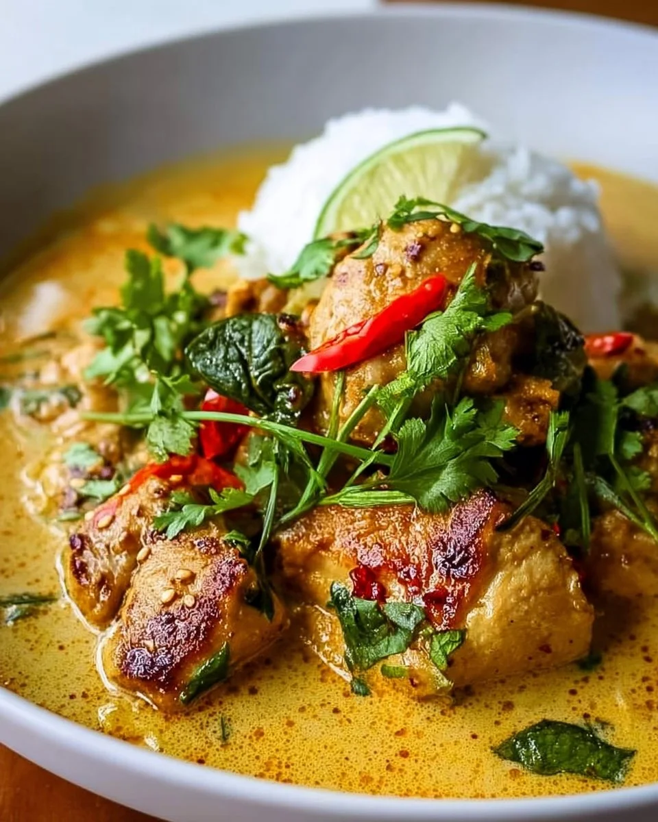 Lemongrass Chicken With Thai Coconut Curry