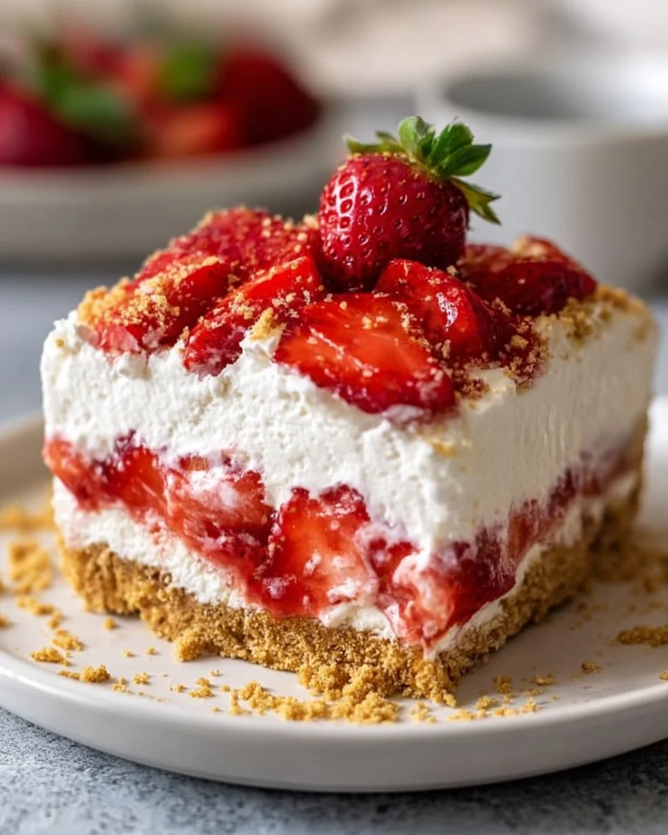 No-Bake Strawberry Dessert