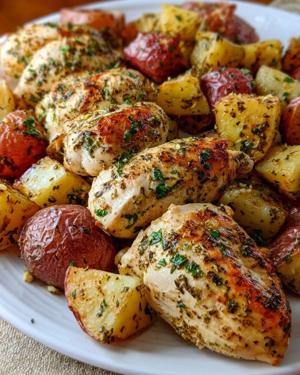 One Pan Ranch Chicken and Potatoes
