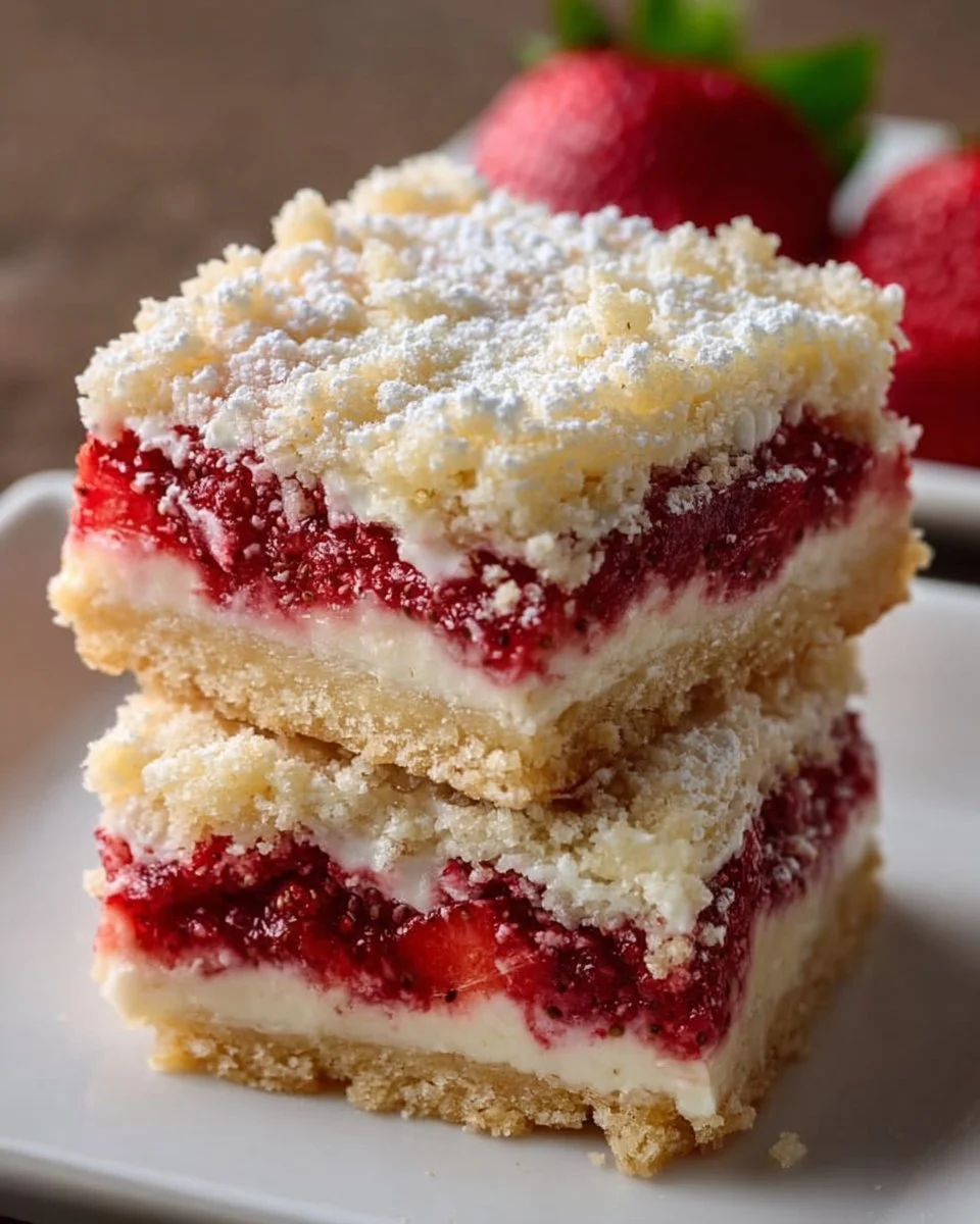 Strawberry Shortcake Bars