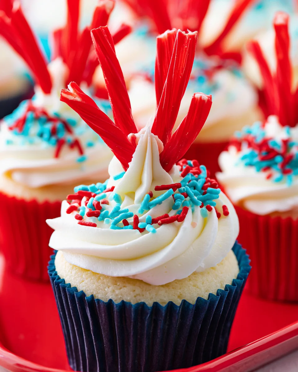 Firecracker Cupcakes