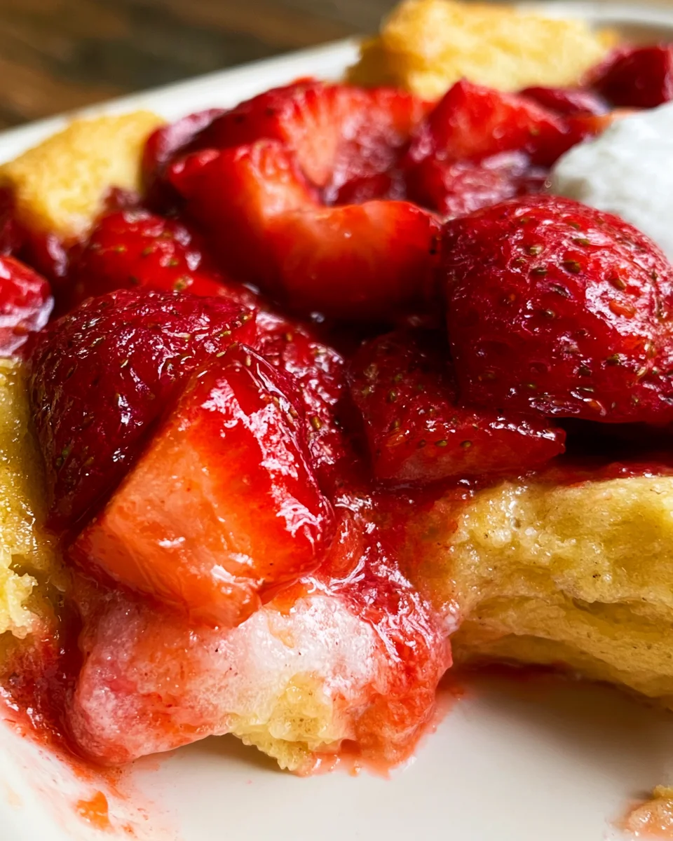 Strawberry Cobbler