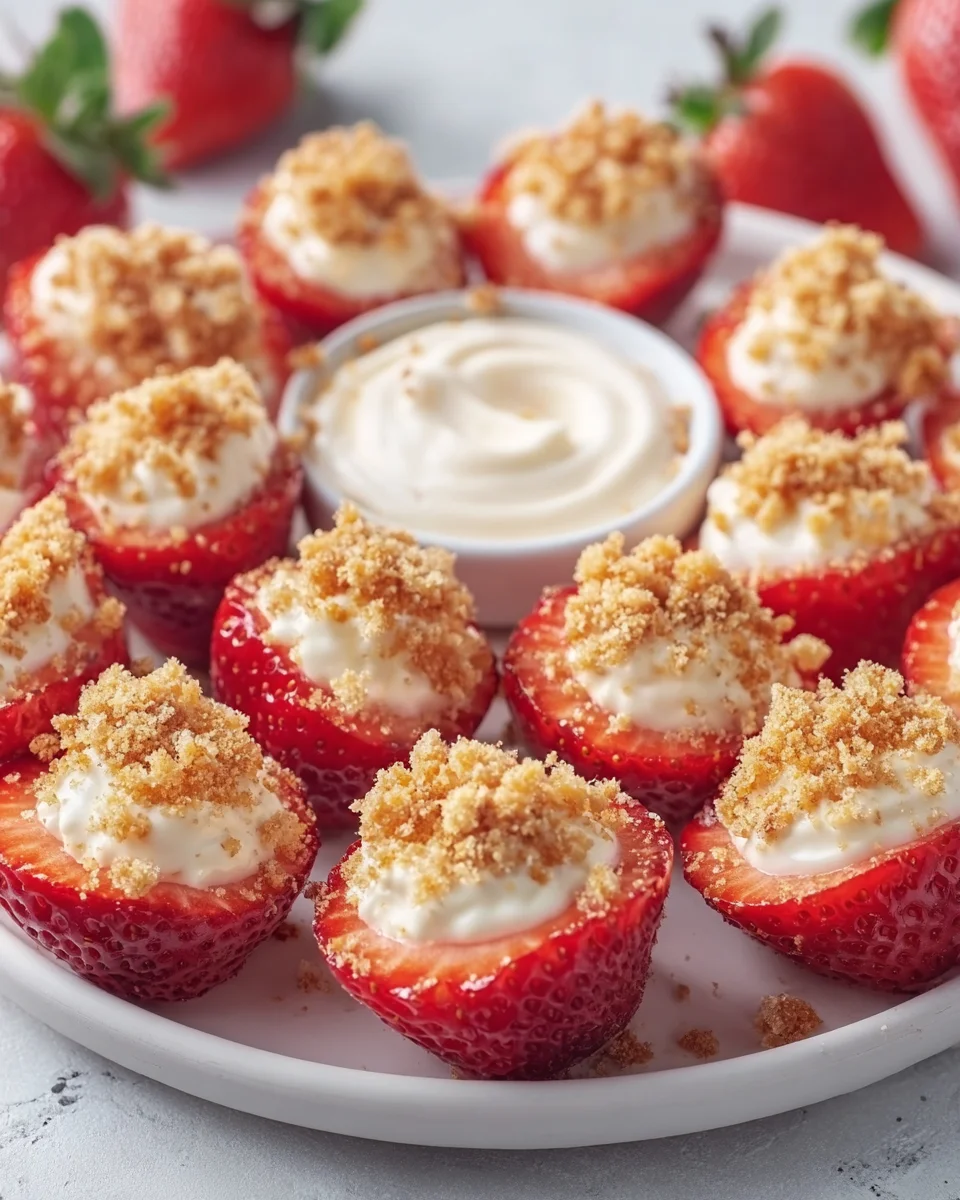 Cheesecake Deviled Strawberries: A Sweet, Easy Delight!