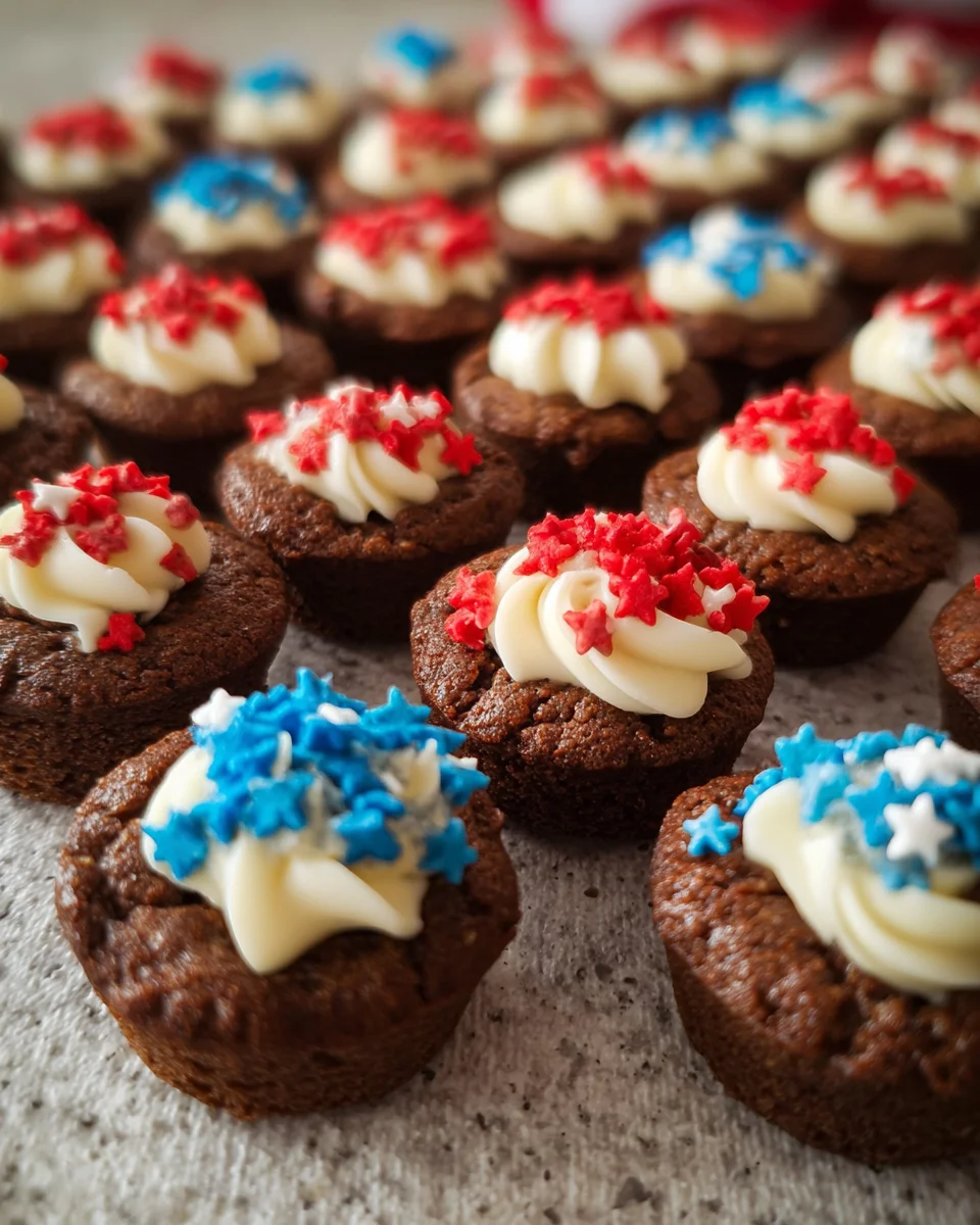4th of July Brownie Bites: Delightful Dessert in Minutes!