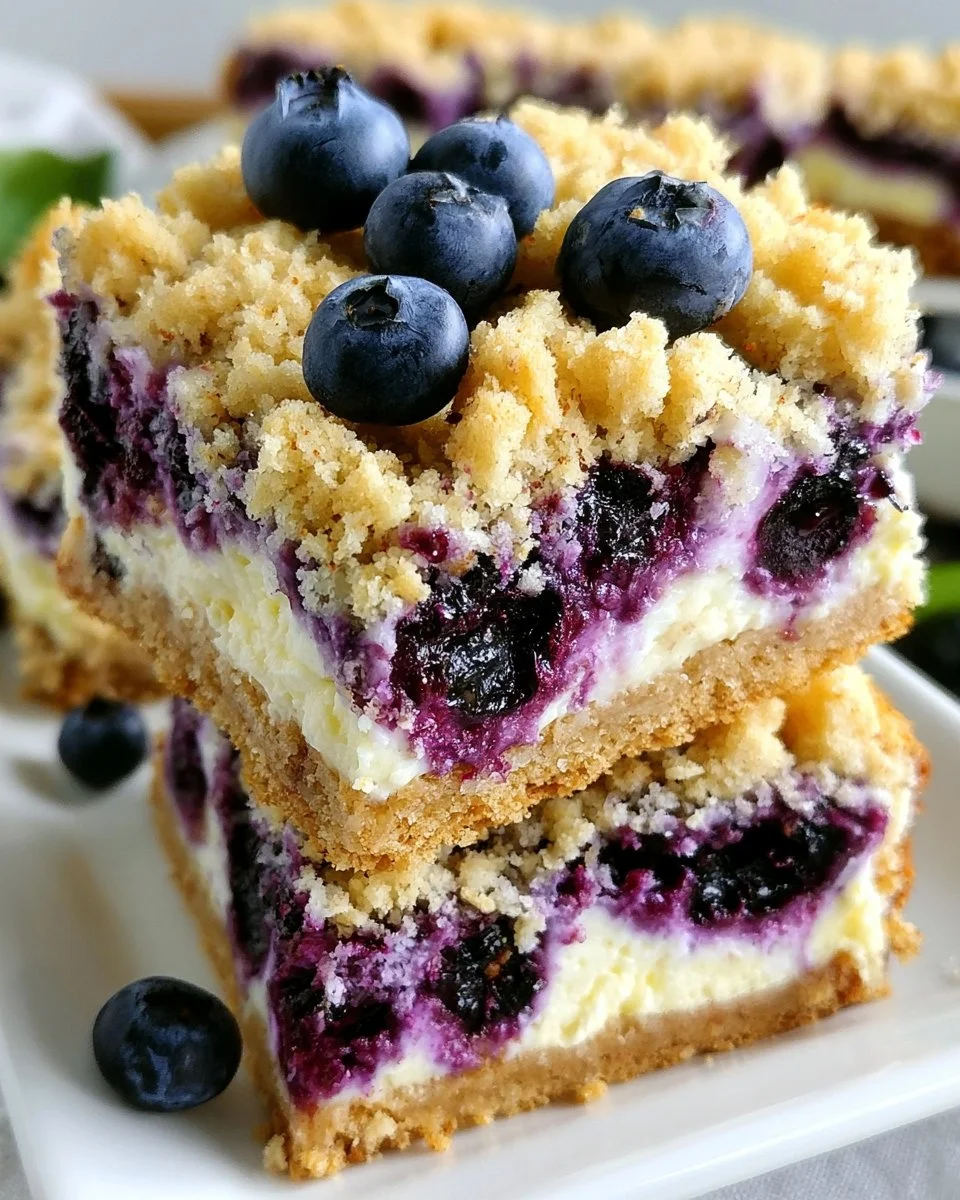 Blueberry Cheesecake Bars