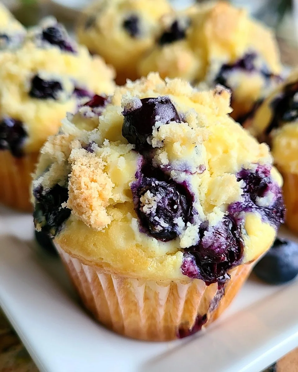 Blueberry Cream Cheese Muffins