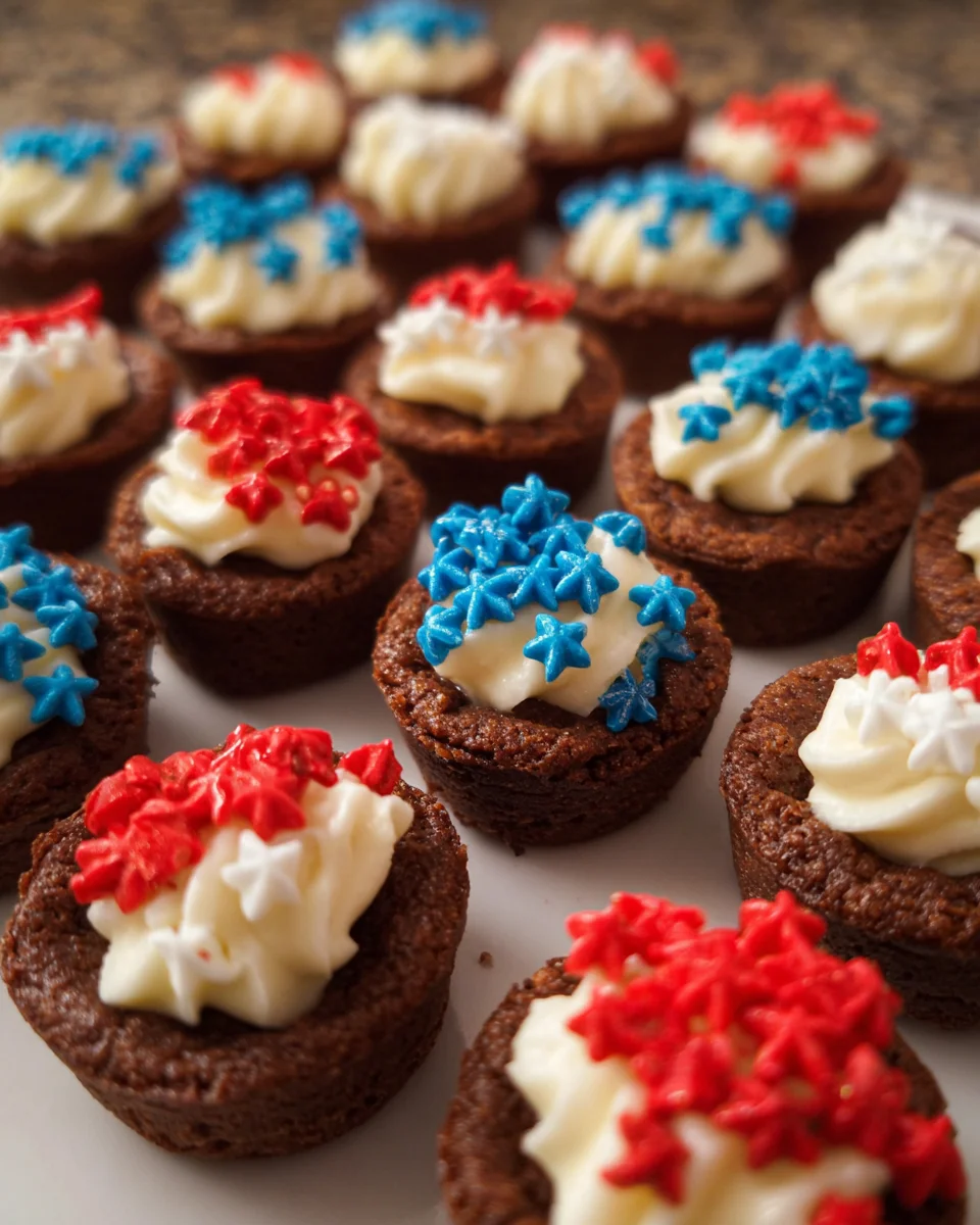4th of July Brownie Bites: Delightful Dessert in Minutes!