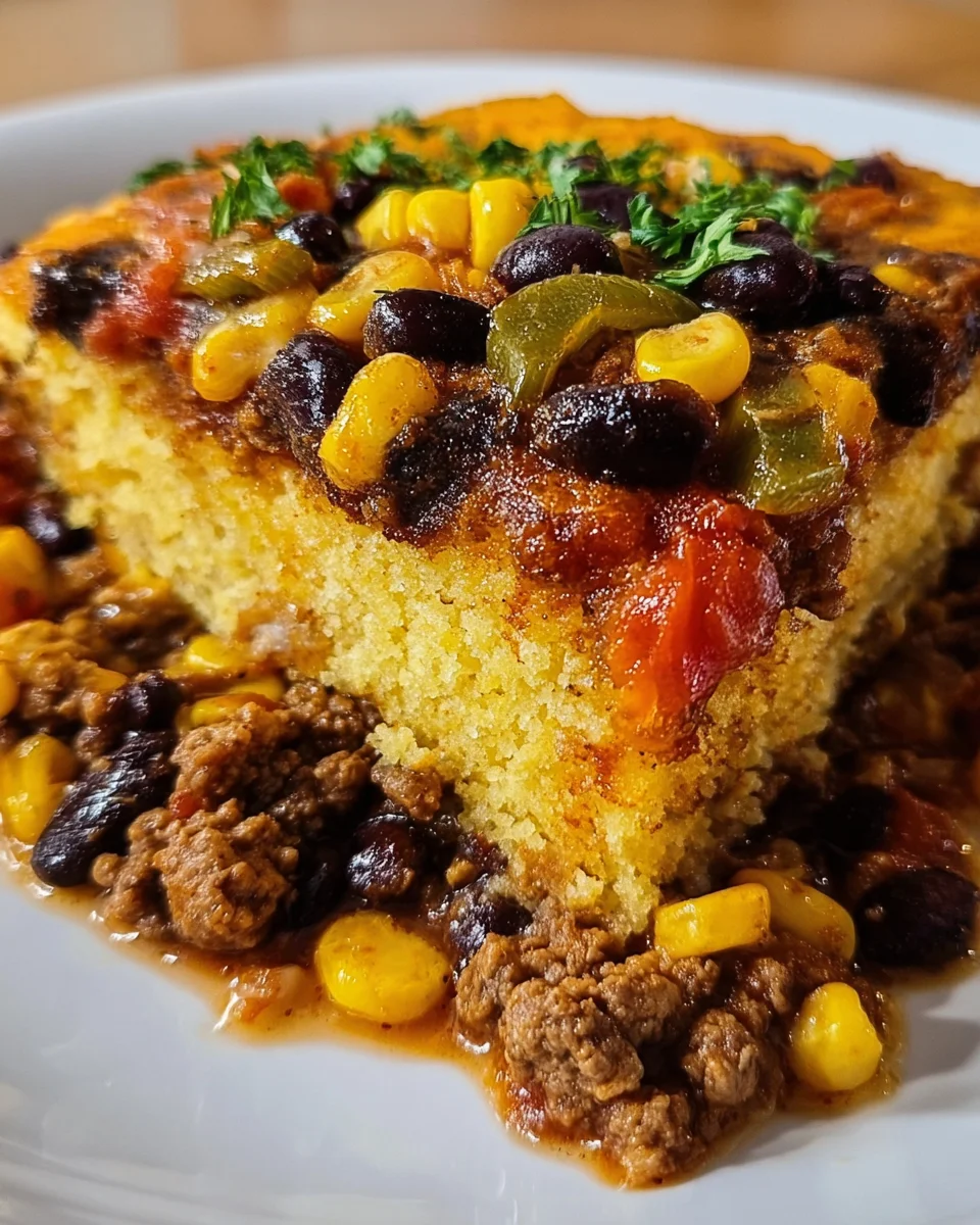 Cowboy Cornbread Casserole