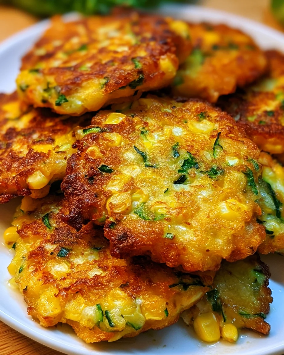 Crispy Fried Zucchini & Corn Fritters: A Tasty Delight!