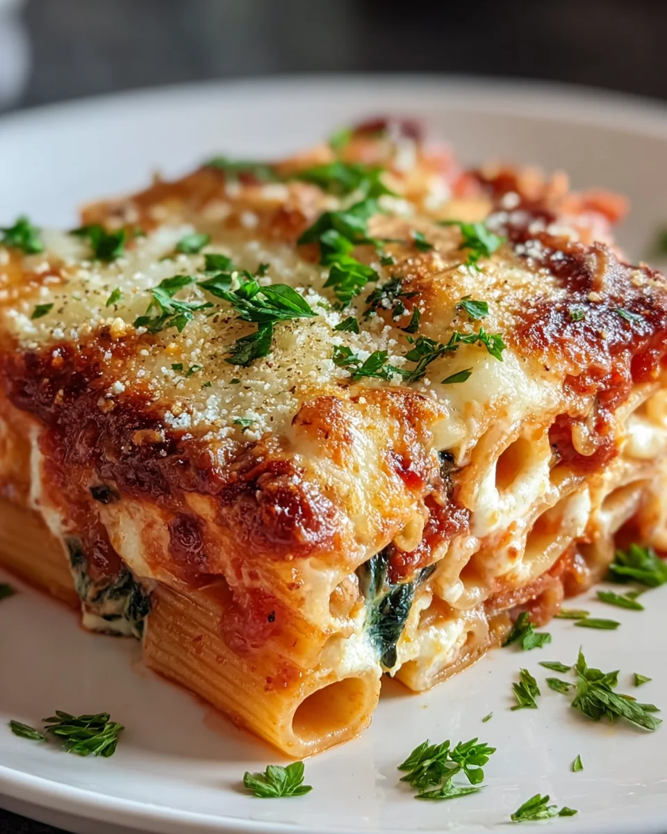 Spinach & Ricotta Pasta Bake