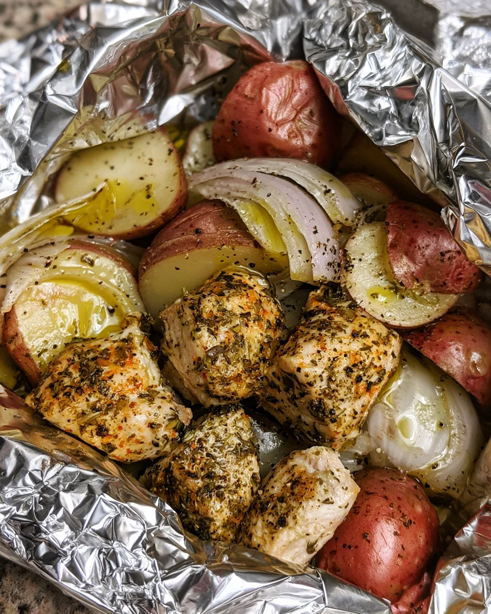 Chicken and Potato Foil Packets in Oven: Easy and Delicious!
