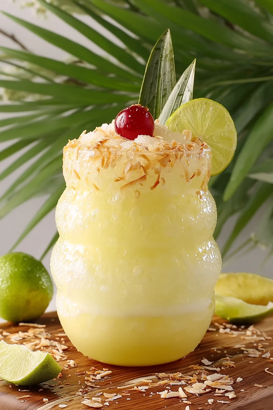 Non Alcoholic Piña Colada Punch