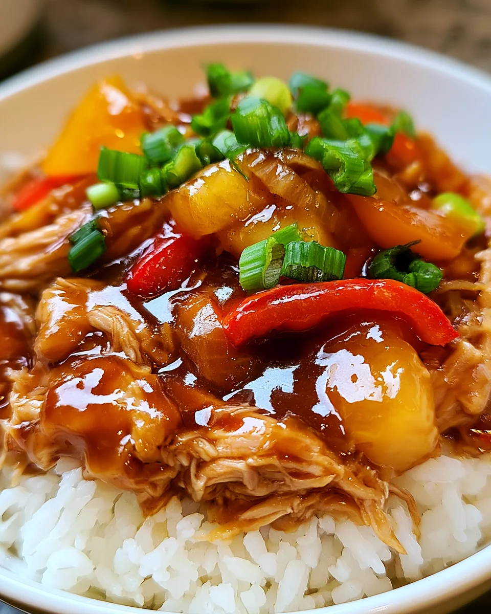 Slow Cooker Hawaiian Chicken: A Tropical Flavor Fest!