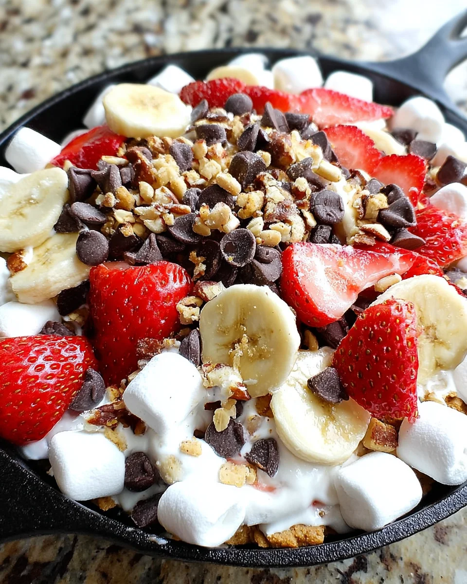 Banana Split Smores Dip: A Must-Try Dessert Delight!