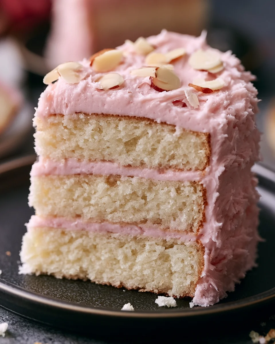 White Almond Cake
