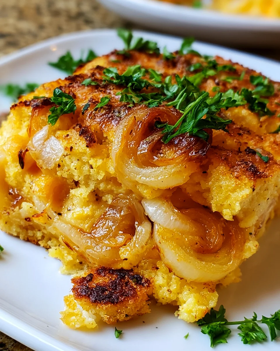 Sweet Vidalia Onion & Cornbread Pudding: Irresistible Recipe!