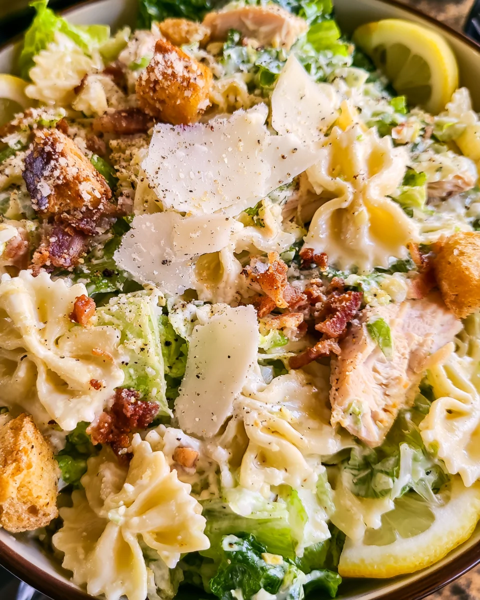 Caesar Pasta Salad: A Delicious and Easy Recipe!