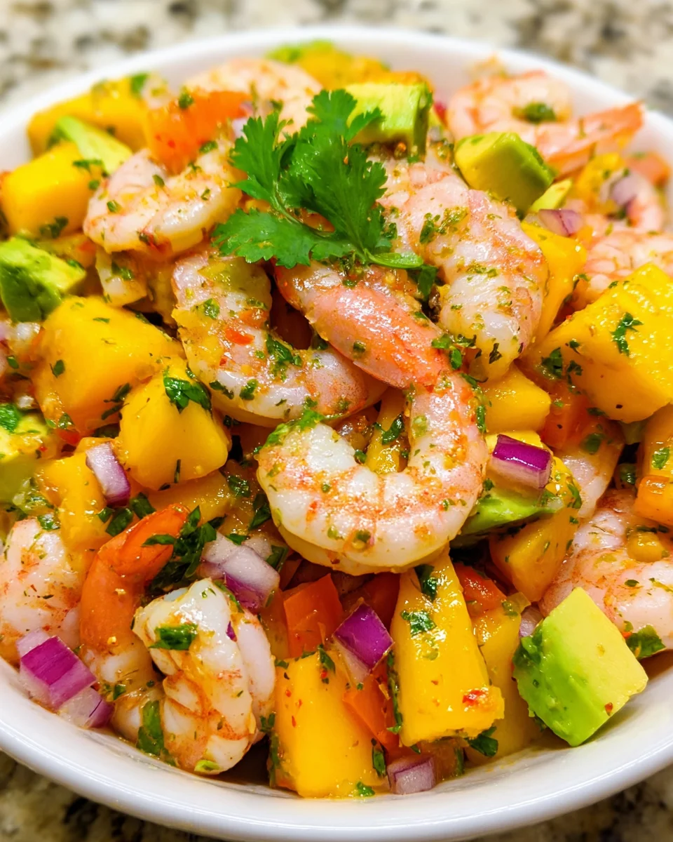 Mango Pineapple Shrimp Salad: A Refreshing Delight!