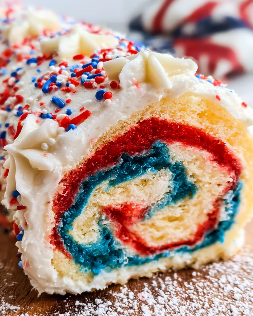 Patriotic Cake Roll: Elevate Your Holiday Desserts!