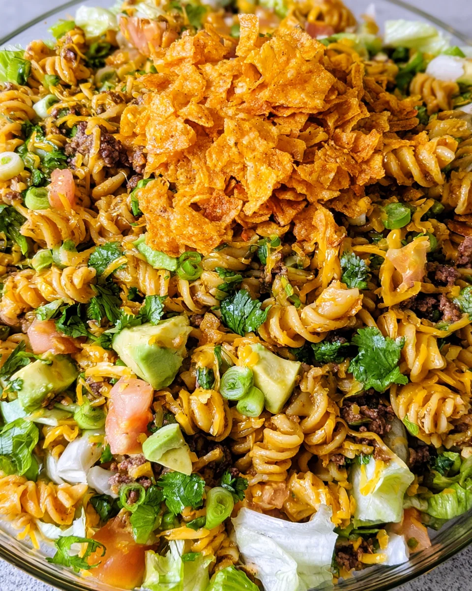 Taco Pasta Salad: A Fun Twist on Classic Flavors!