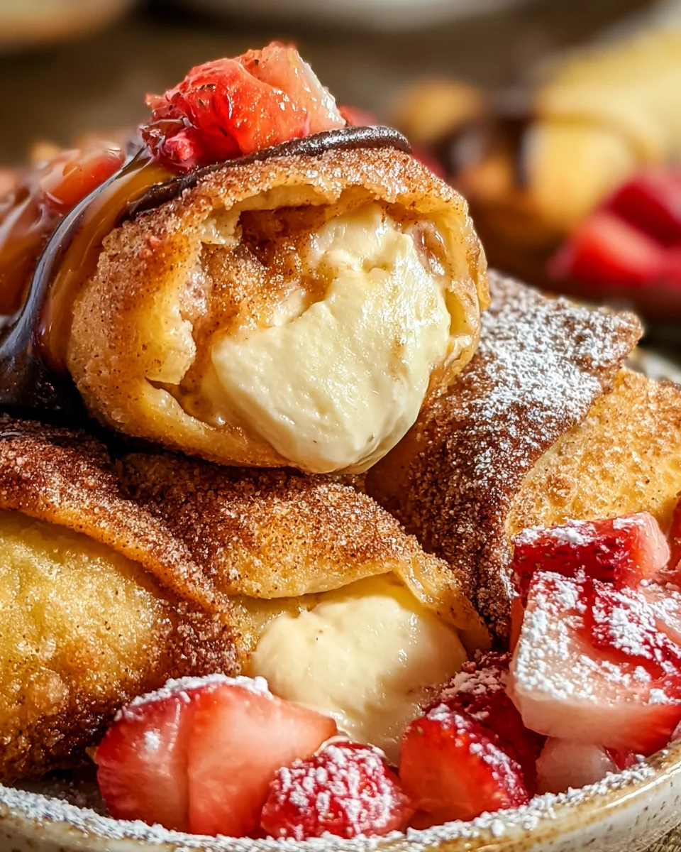 Cheesecake Egg Rolls: Indulge in This Crispy Delight!