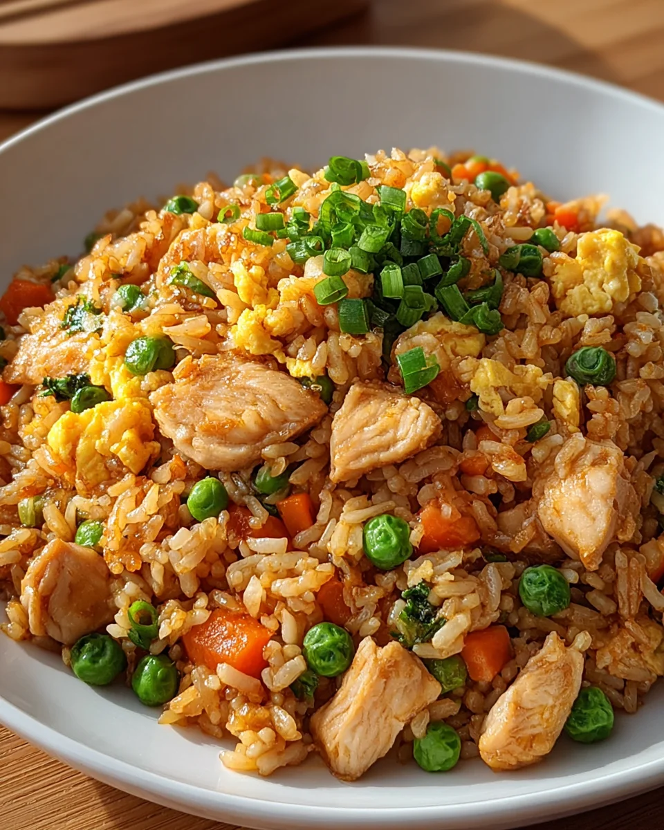 Crockpot Chicken Fried Rice