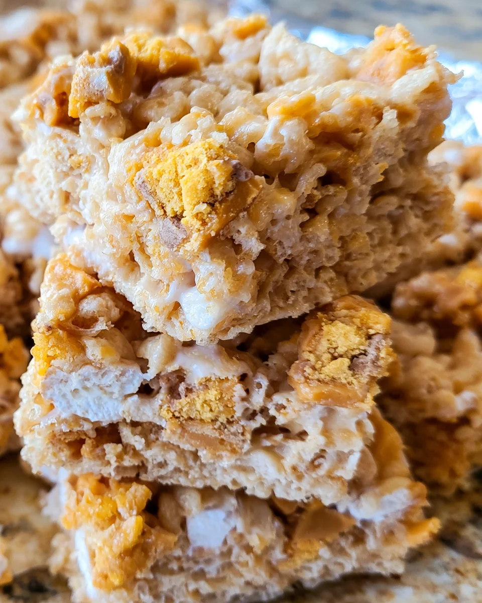 Butterfinger Krispie Treats