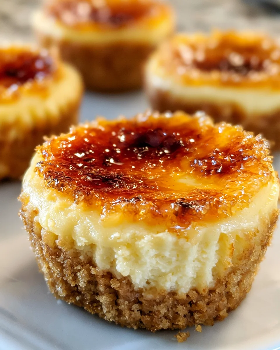 Crème Brûlée Cheesecake Cupcakes That Will Delight You