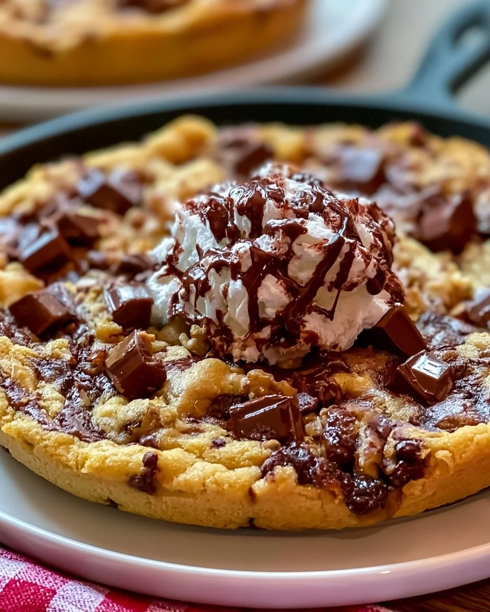 Fathers Day Giant Skillet Cookie Recipe Easy Homemade Chocolate Chunk Treats