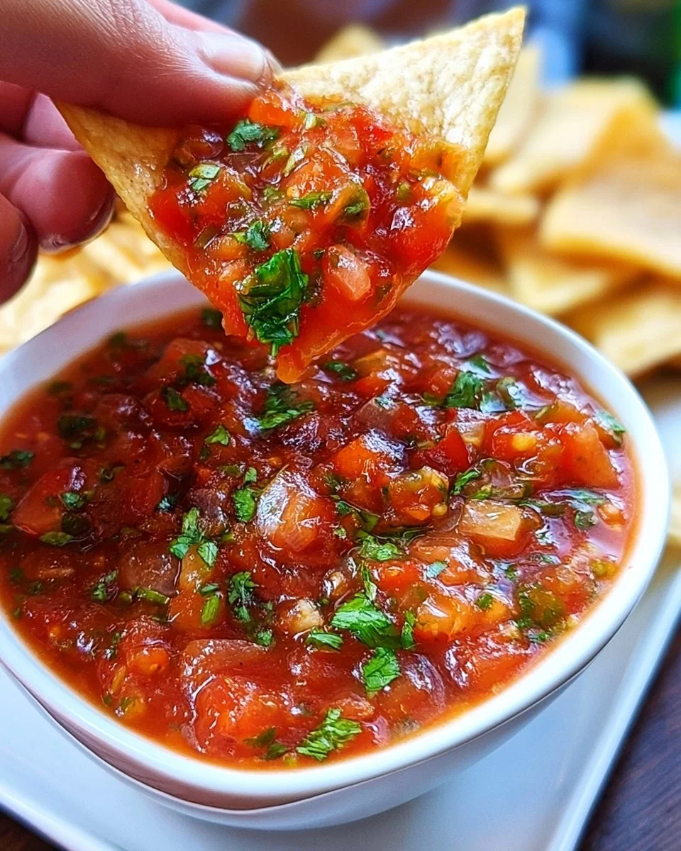 Homemade Salsa Recipe {Restaurant Style}