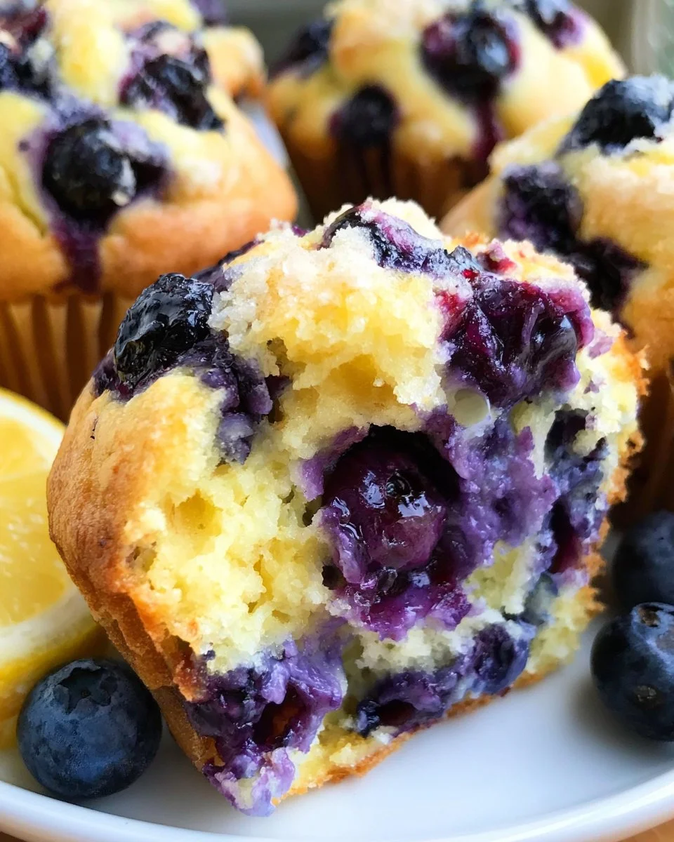 Lemon Blueberry Muffins