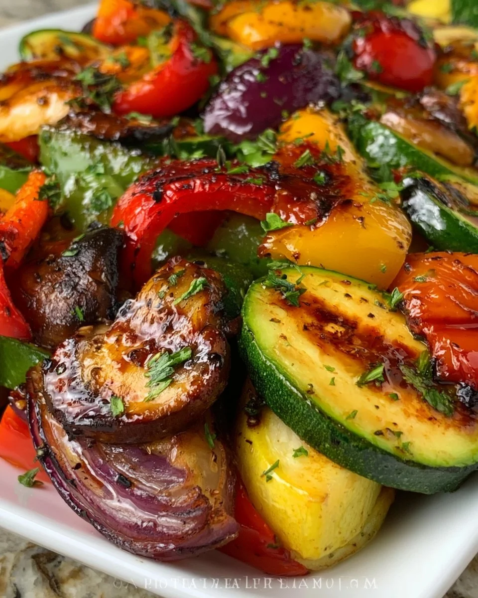 Tasty Grilled Veggies with Marinade