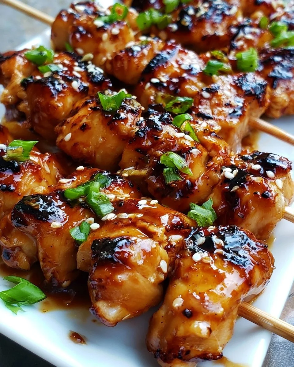 Teriyaki Chicken Skewers