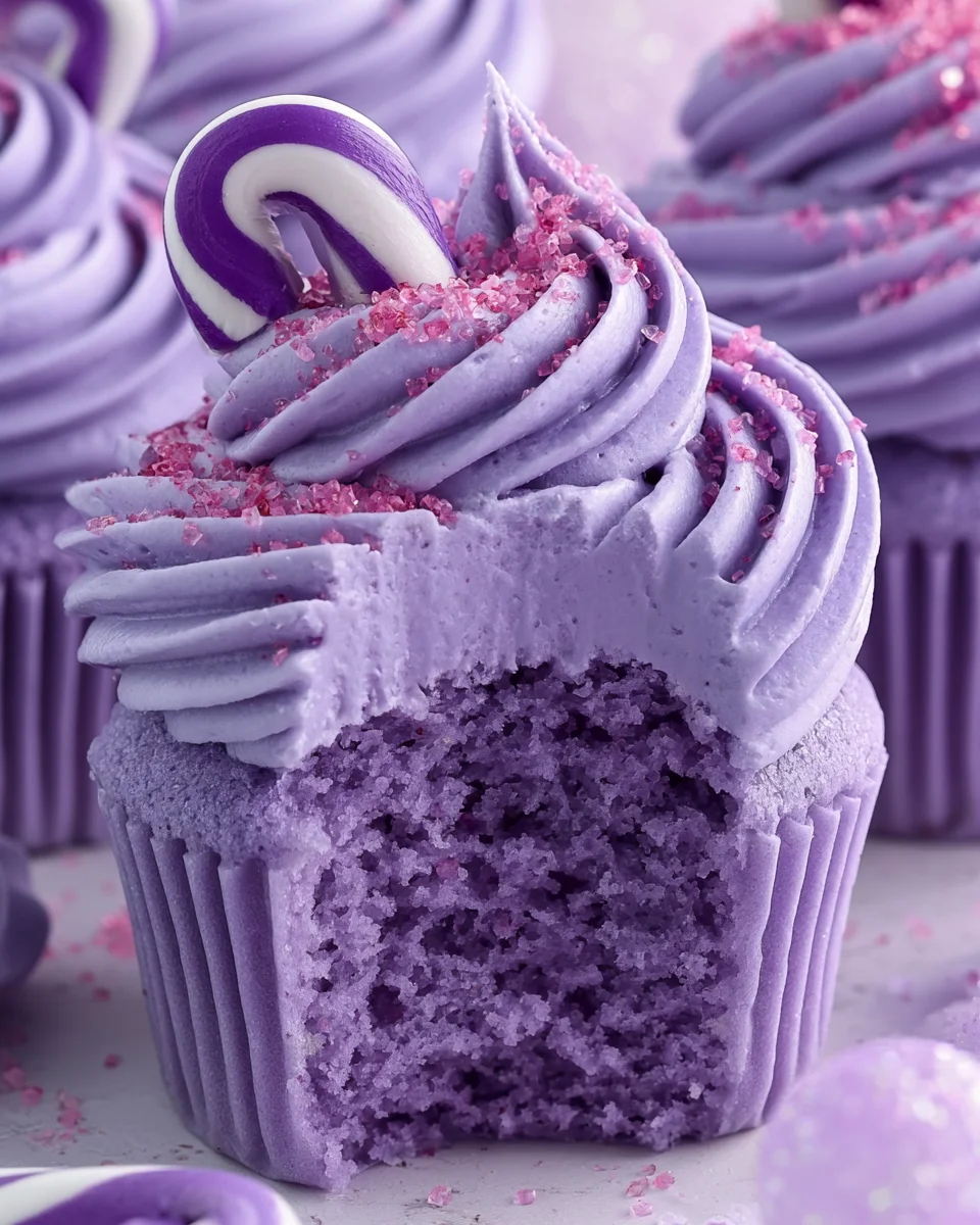 Grape Soda Cupcakes