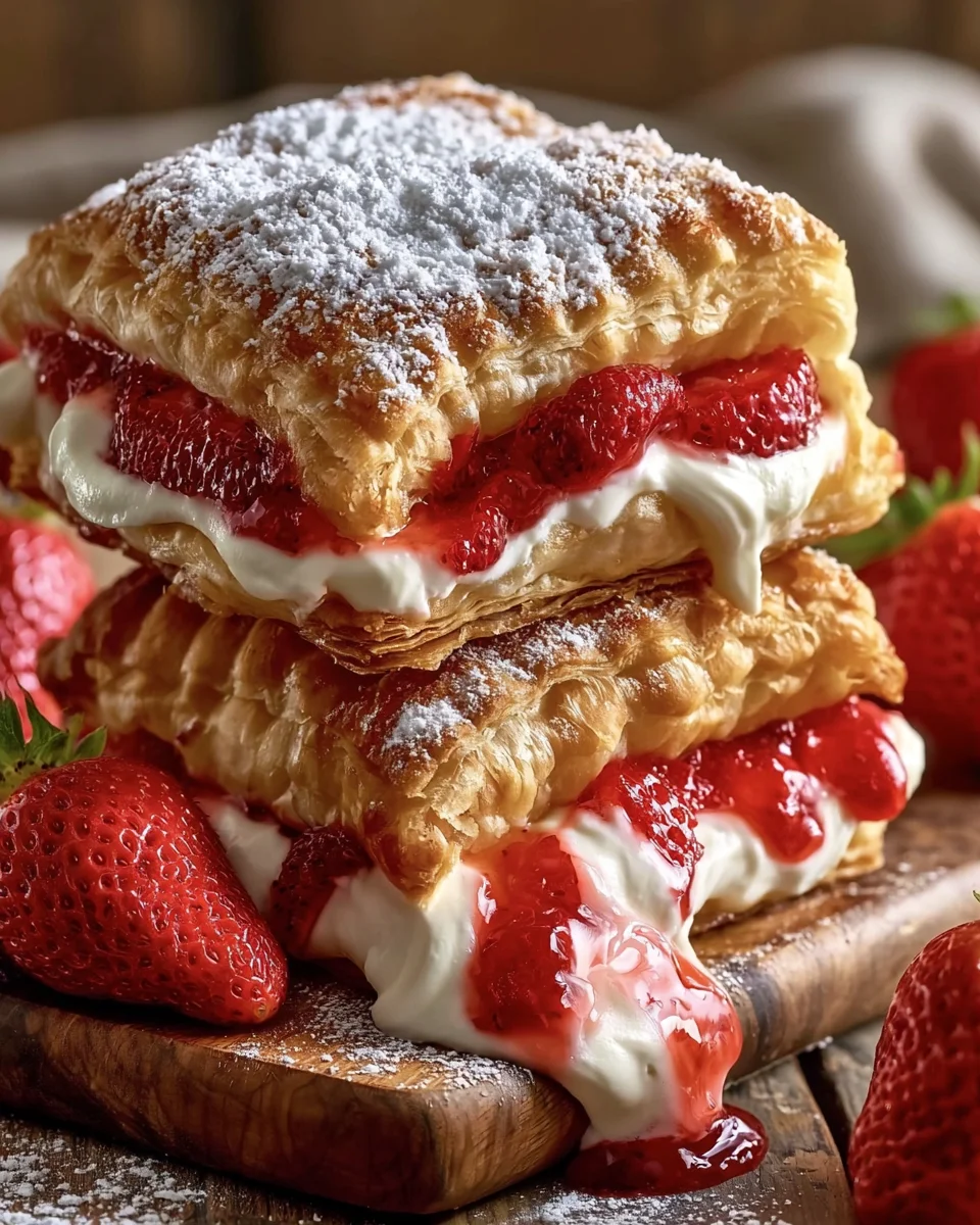 Strawberry Cheesecake Turnovers