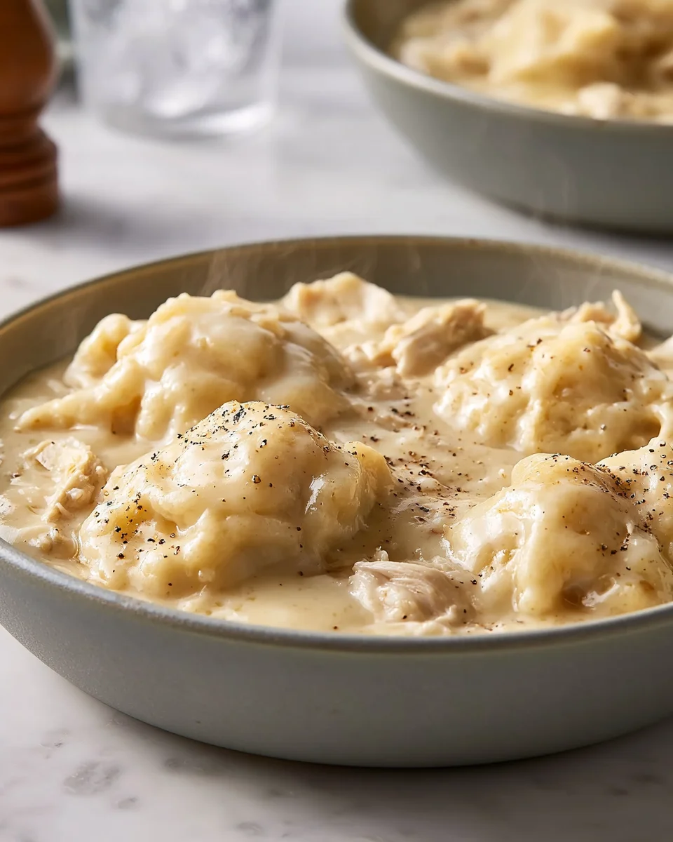 Super Easy Chicken and Dumplings